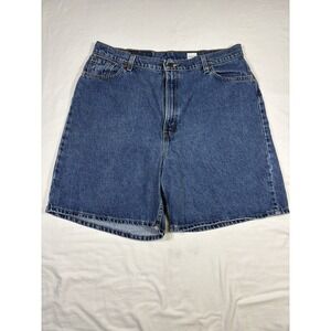 Vintage Levis 522 Mom Shorts Sz 18 September 1995 100% Cotton Medium Wash USA